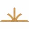 Ekena Millwork Richland Rough Sawn Timber Gable Bracket, Western Red Cedar, 96"W x 48"H x 2"D x 6"F, 12/12 Pitch GBW096X48X0206RIC00RWR - alternate 1